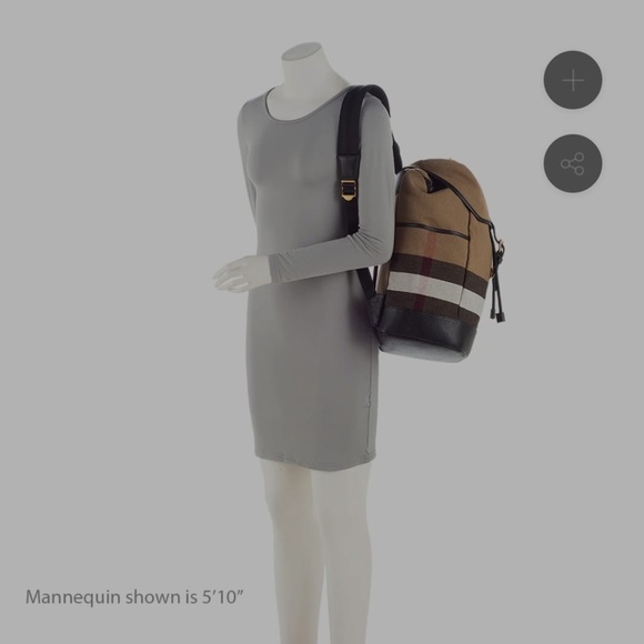 Authentic Burberry Drifton Backpack House Check Canvas - Picture 3 of 13